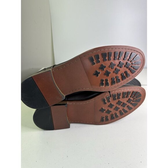 La Milano Mens Glenrock Cap Toe Boots Sz 14 Burgundy Lace Up Memory Foam - Picture 6 of 10